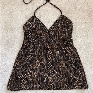 Guess leopard print camisoles